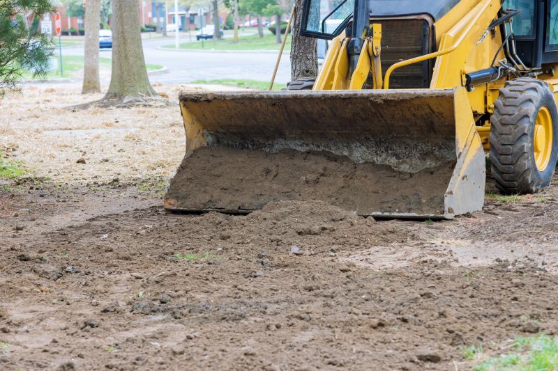 Residential yard regrading